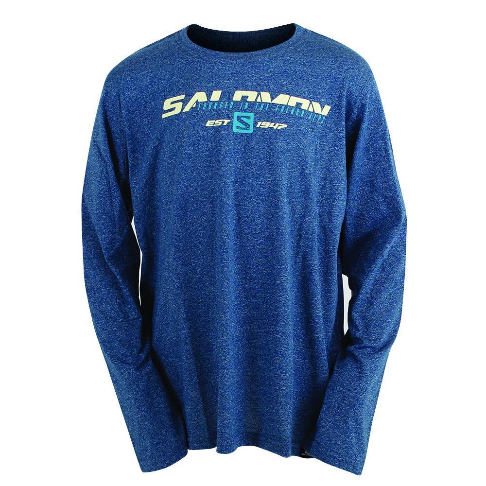 Salomon FAST FORWARD LS B Camisetas Niños - Azules - Colombia (12459-JFVU)